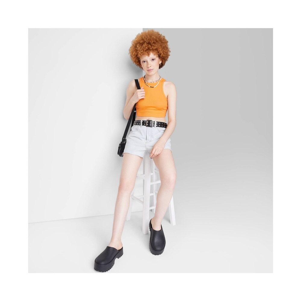 NEW  Women's Tiny Tank Top - Wild Fable™ Orange XS